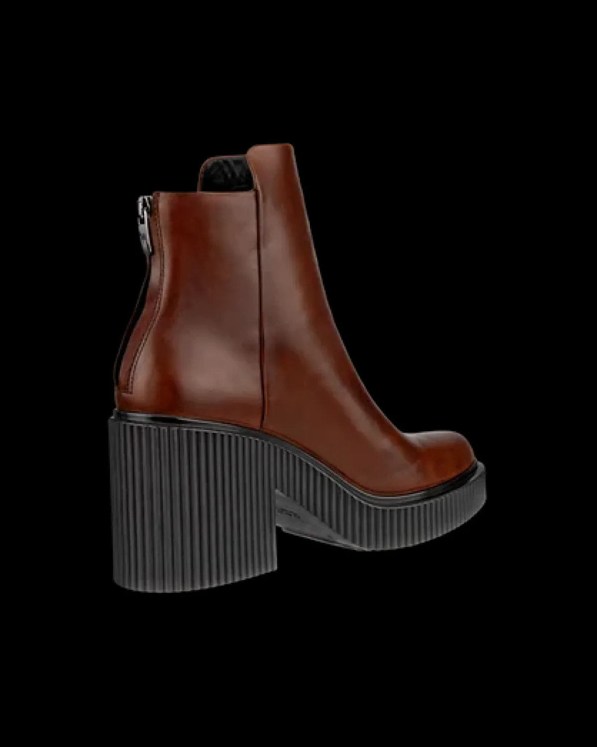 ECCO FLUTED HEEL Brun Flash Sale
